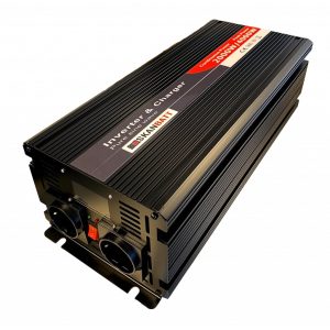 Skanbatt Inverter 2000W pure sine med fjernkontroll