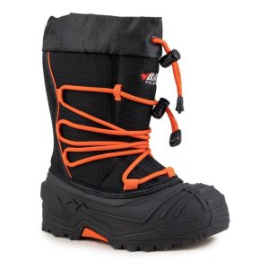 Baffin Snogoose Barn Bai Sort/Oransje