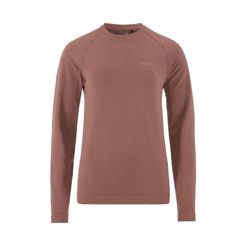 Craft Active Comfort Long Sleeve Dame Rose Brun - Image 2
