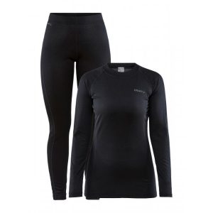 Craft Core Warm Baselayer Sett Dame Sort