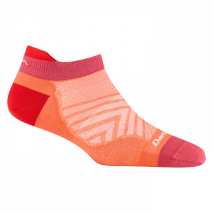 Darn Tough Run W No Show Tab Ultra-Lightweight Coral