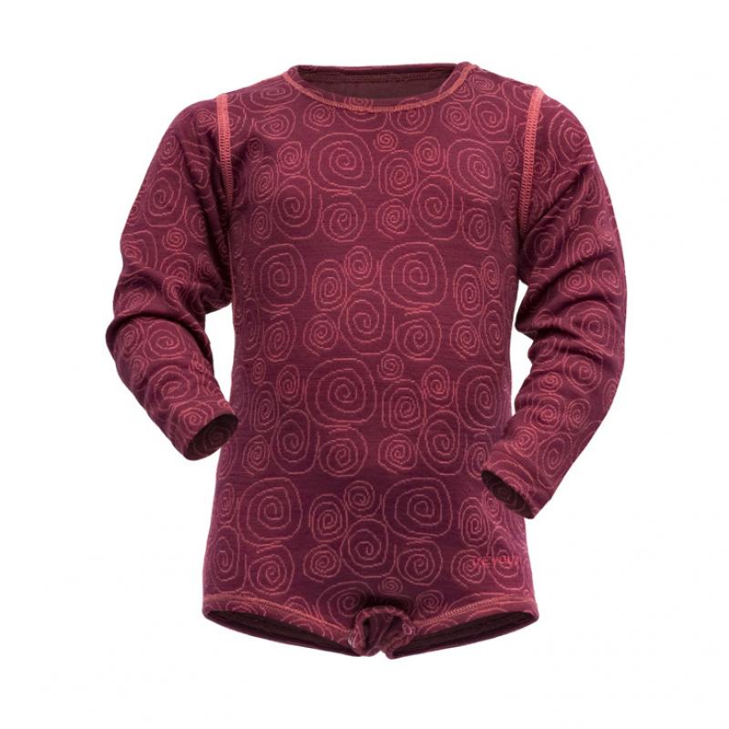 Devold Duo Active Baby Body Beetroot