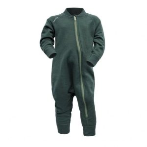 Devold Nibba Baby Wool Playsuit Woods
