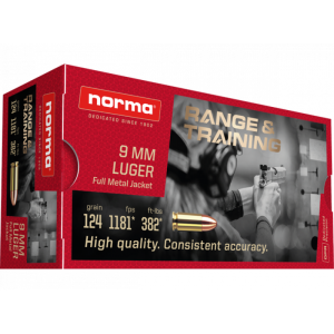 NORMA Norma 9mm Luger FMJ 124gr