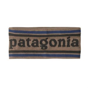 Patagonia Powder Town Headband Pkml Park Stripe: Marlow Brown