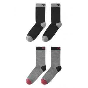 Reima Parit Socks 2 pk Black