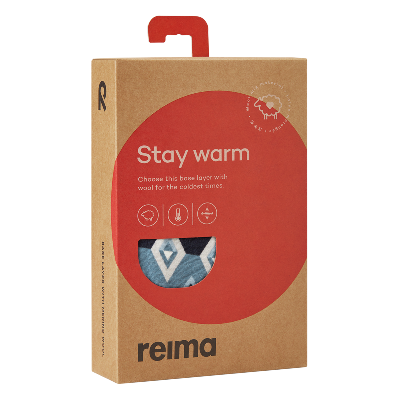 Reima Wool base layer set, Taitoa Black - Image 5