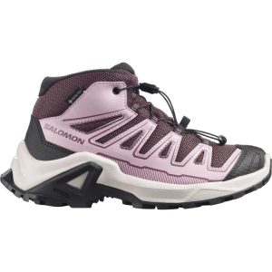 Salomon X Ultra Mid Gtx J Huckleberry / Dawn Pink / Concord Grape
